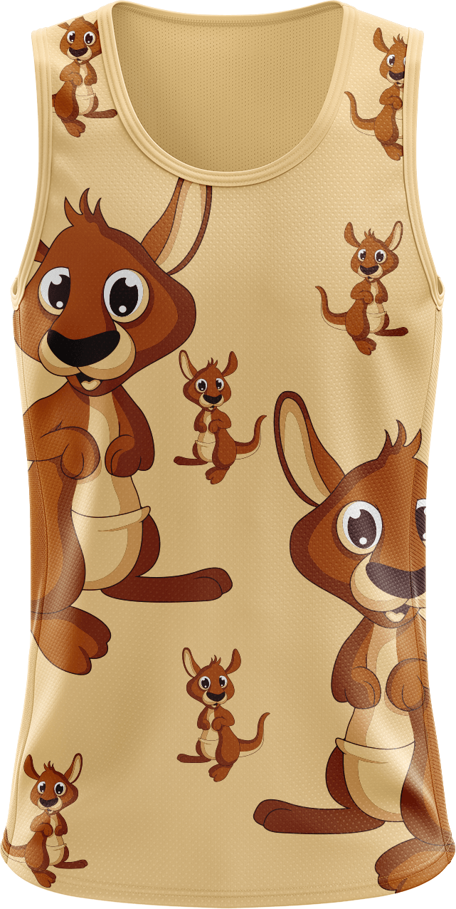 Kanga Singlets - fungear.com.au