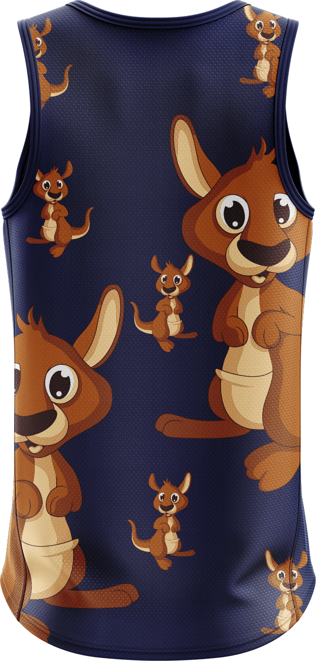 Kanga Singlets - fungear.com.au