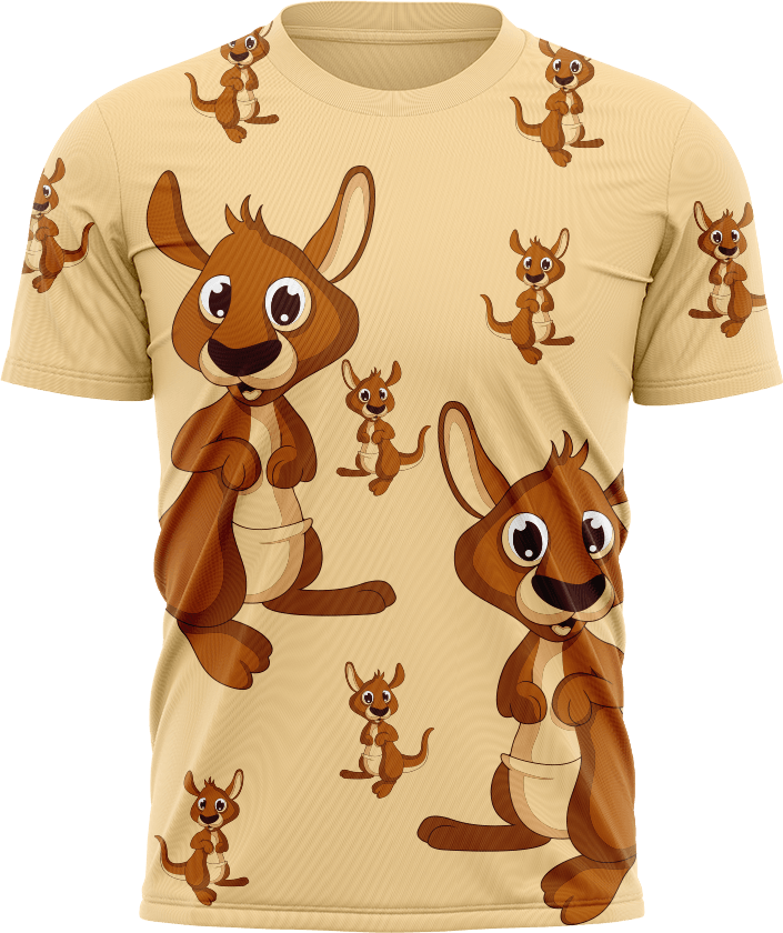 Kanga T shirts - fungear.com.au