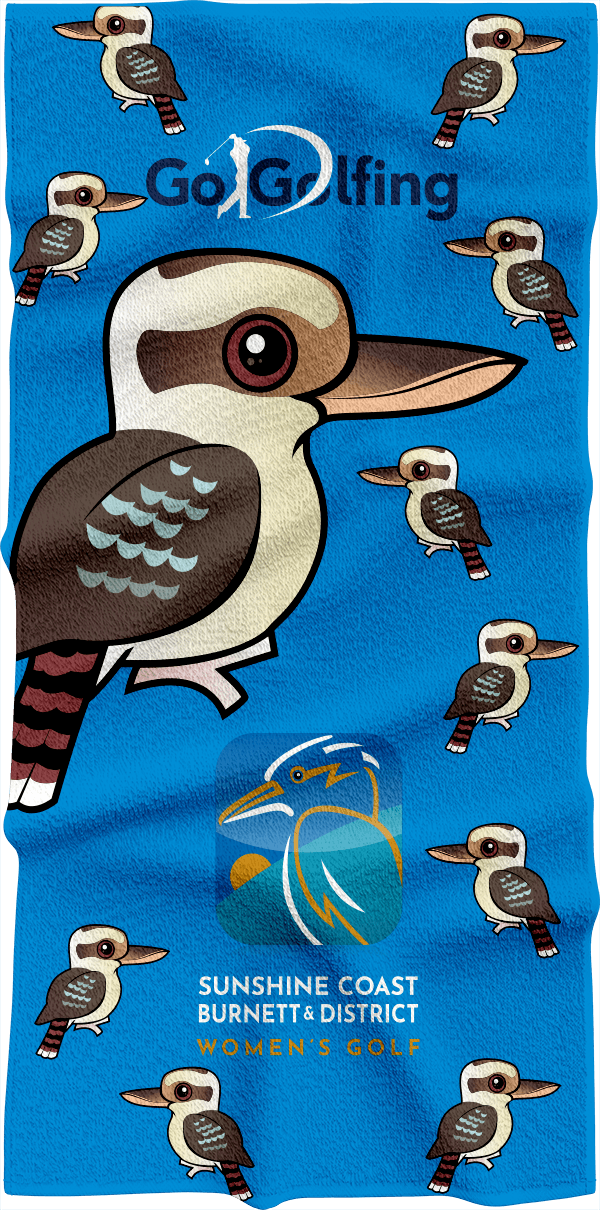 Kooky Kookaburra Karnival Golf Towels