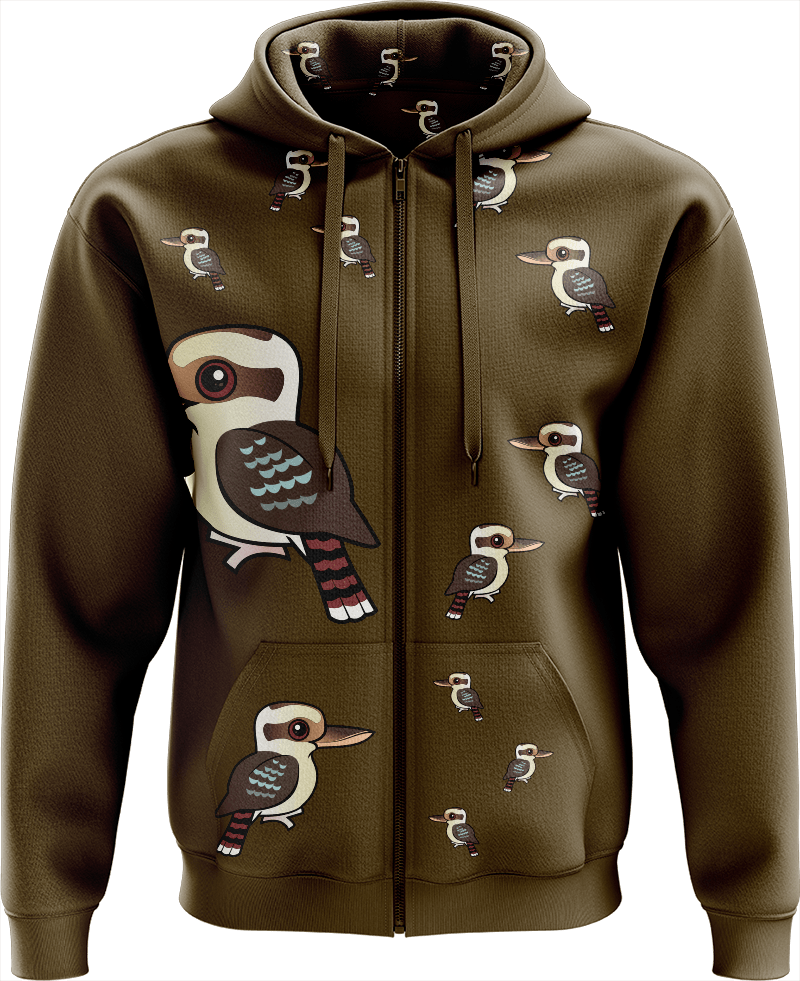 Kooky Kooka Full Zip Hoodies Jacket - fungear.com.au
