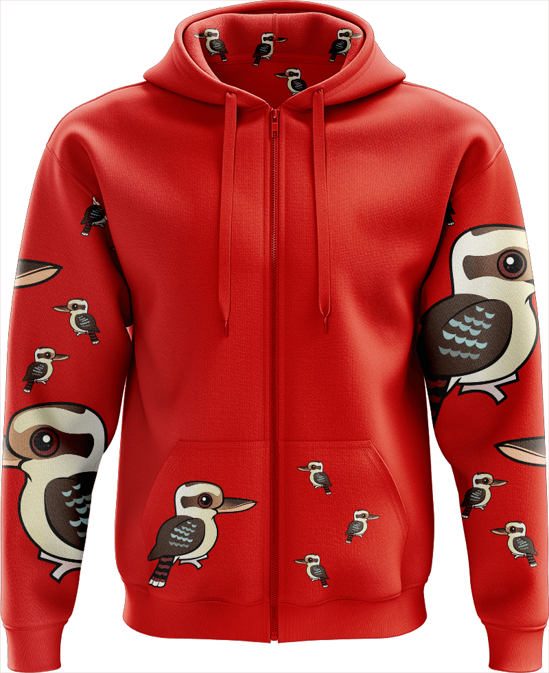 Kooky Kooka Full Zip Hoodies Jacket - fungear.com.au