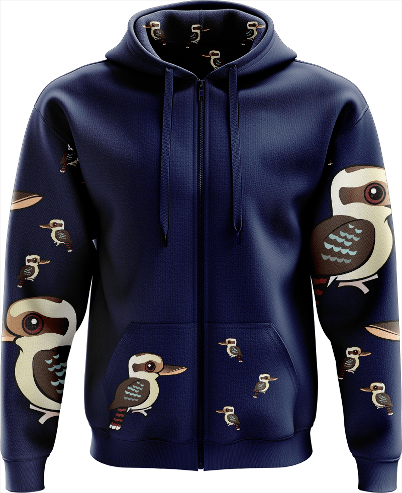 Kooky Kooka Full Zip Hoodies Jacket - fungear.com.au