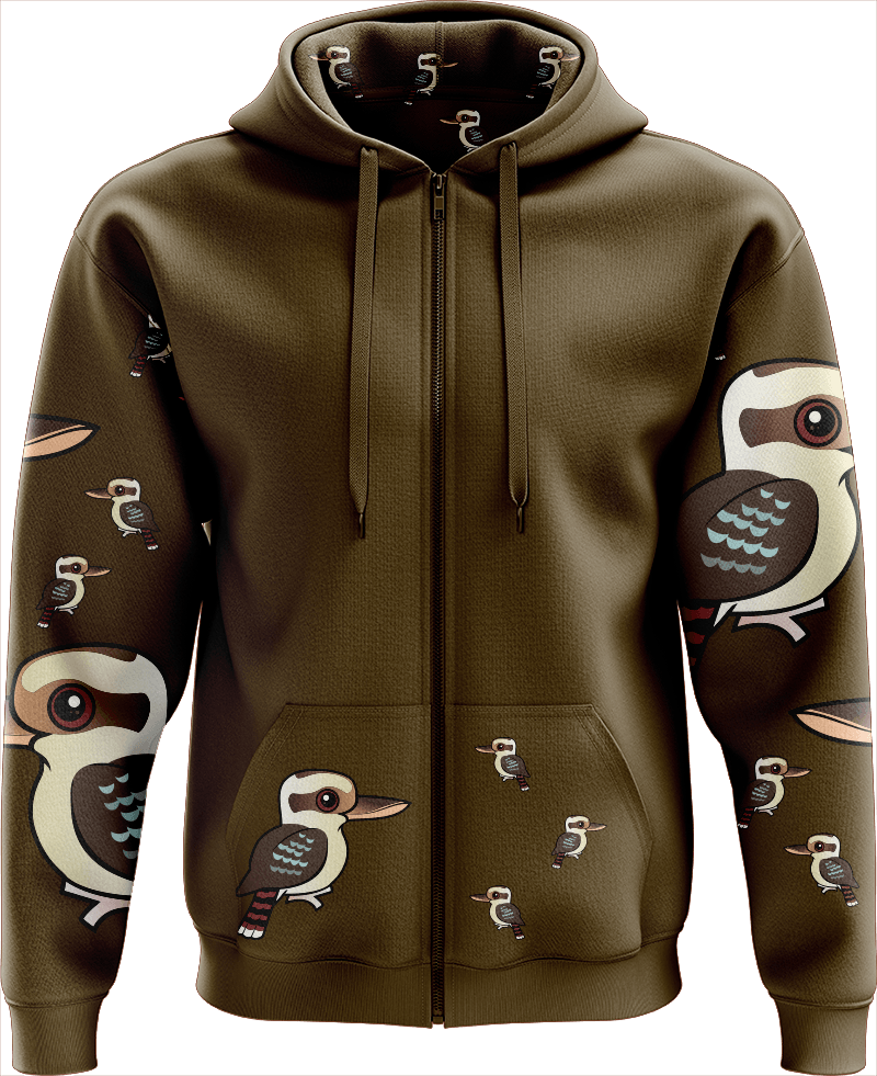 Kooky Kooka Full Zip Hoodies Jacket - fungear.com.au