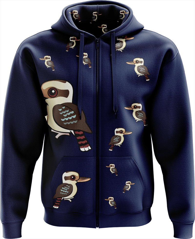 Kooky Kooka Full Zip Hoodies Jacket - fungear.com.au