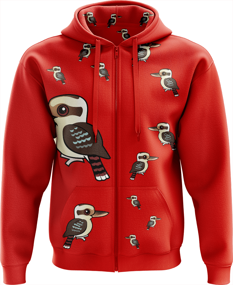 Kooky Kooka Full Zip Hoodies Jacket - fungear.com.au