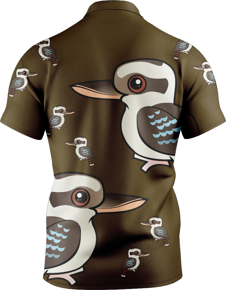 Kooky Kooka Men's Short Sleeve Polo - fungear.com.au