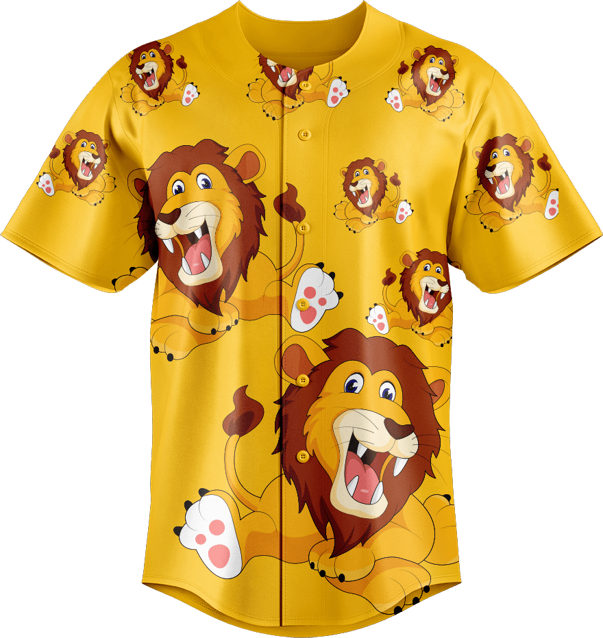 Leo Lion Baseball Jerseys - fungear.com.au