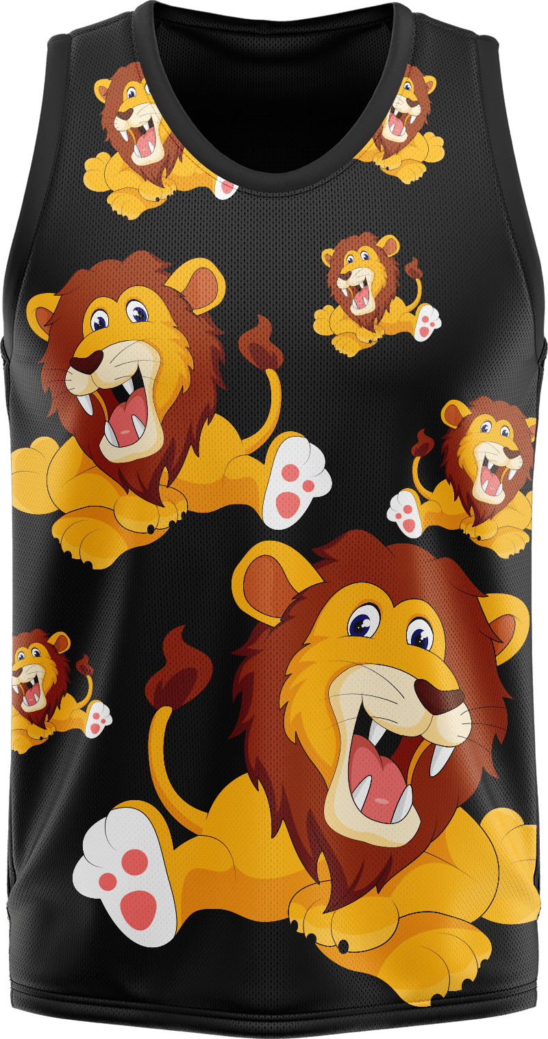 Leo Lion Basketball Jersey - fungear.com.au