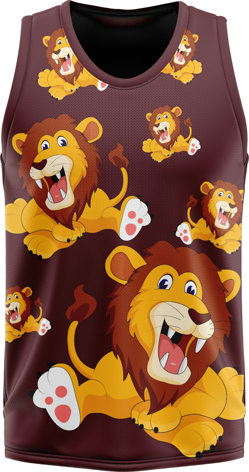 Leo Lion Basketball Jersey - fungear.com.au