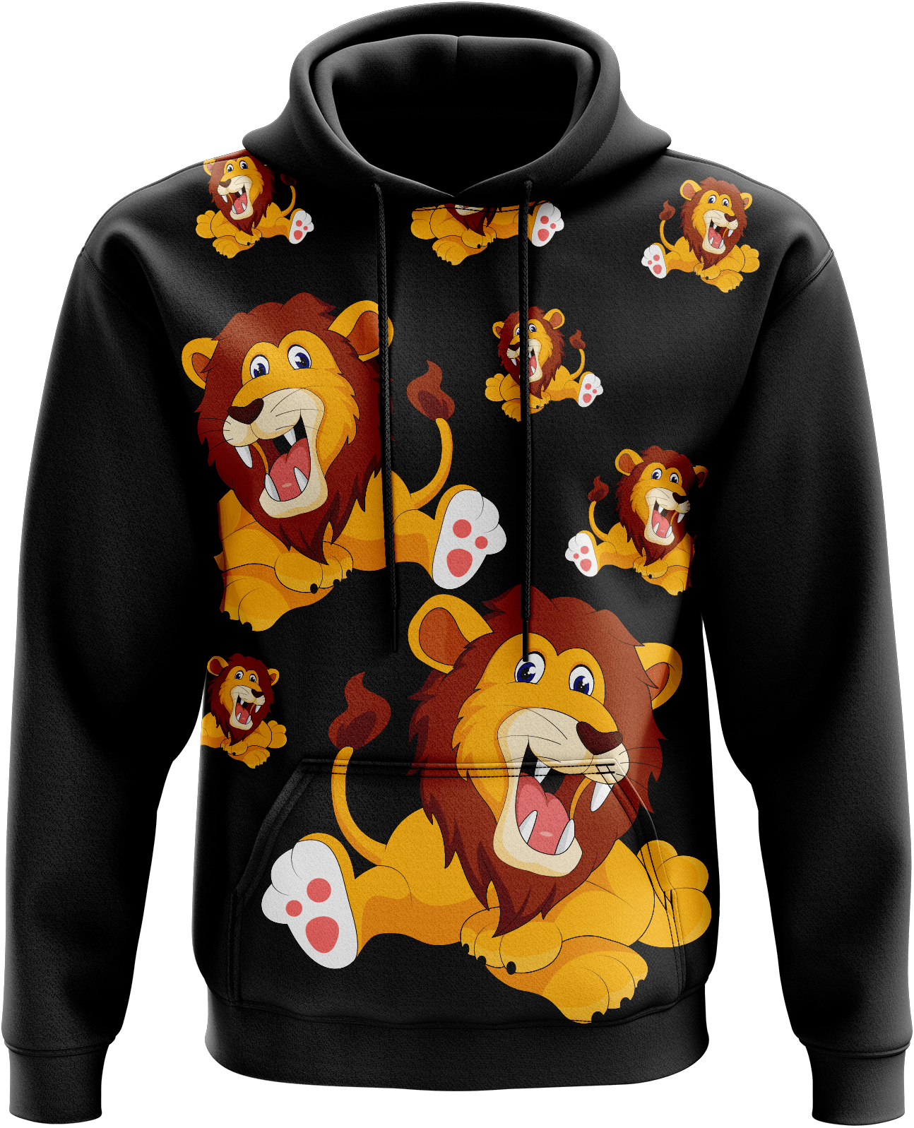 Leo Lion Hoodies - fungear.com.au