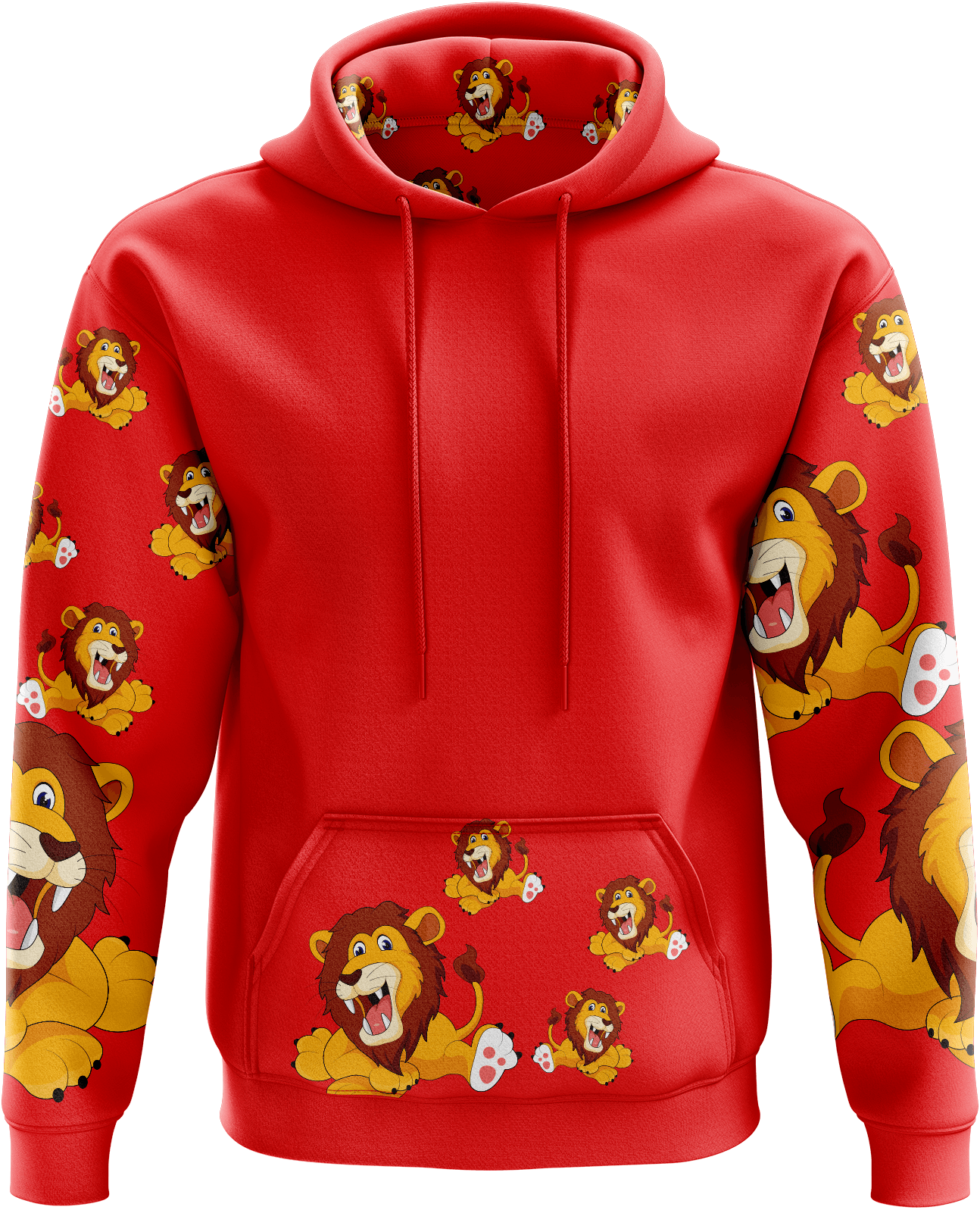 Leo Lion Hoodies - fungear.com.au