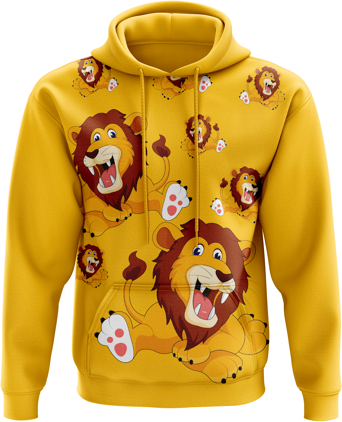 Leo Lion Hoodies - fungear.com.au