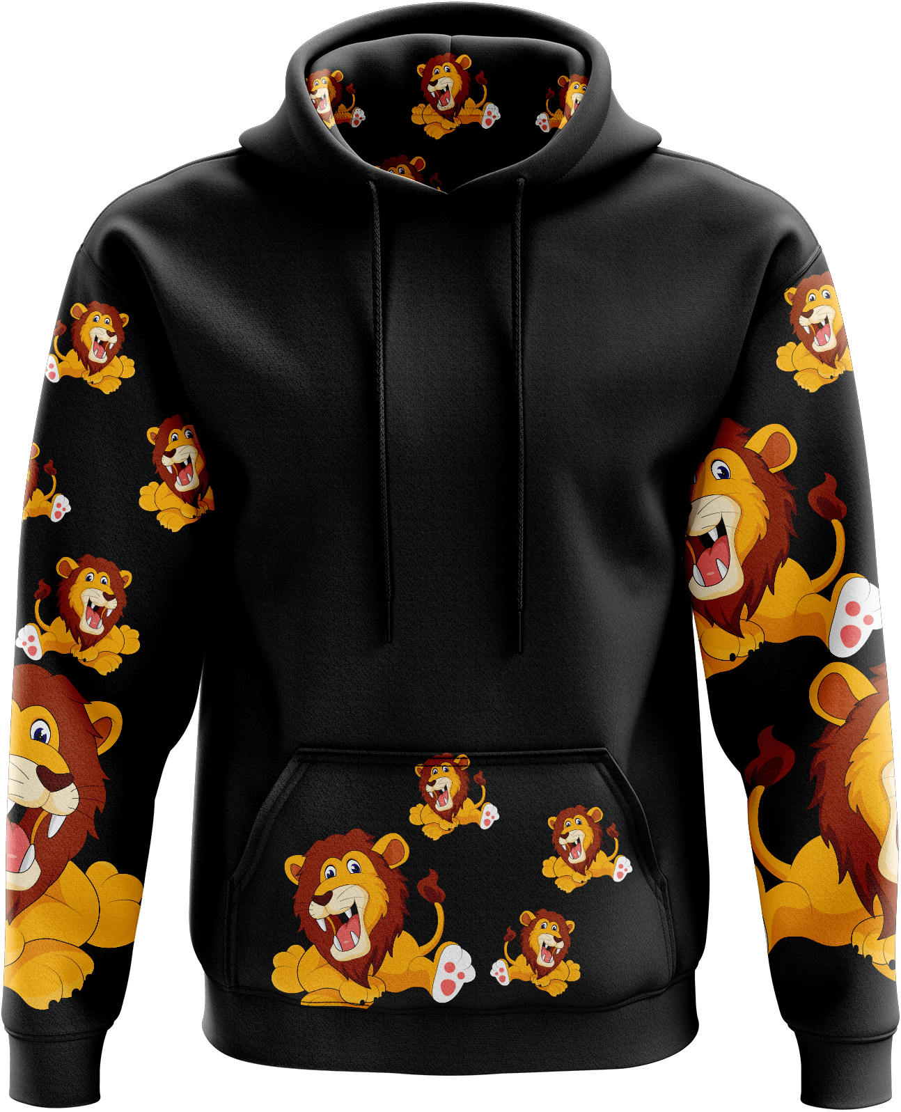 Leo Lion Hoodies - fungear.com.au