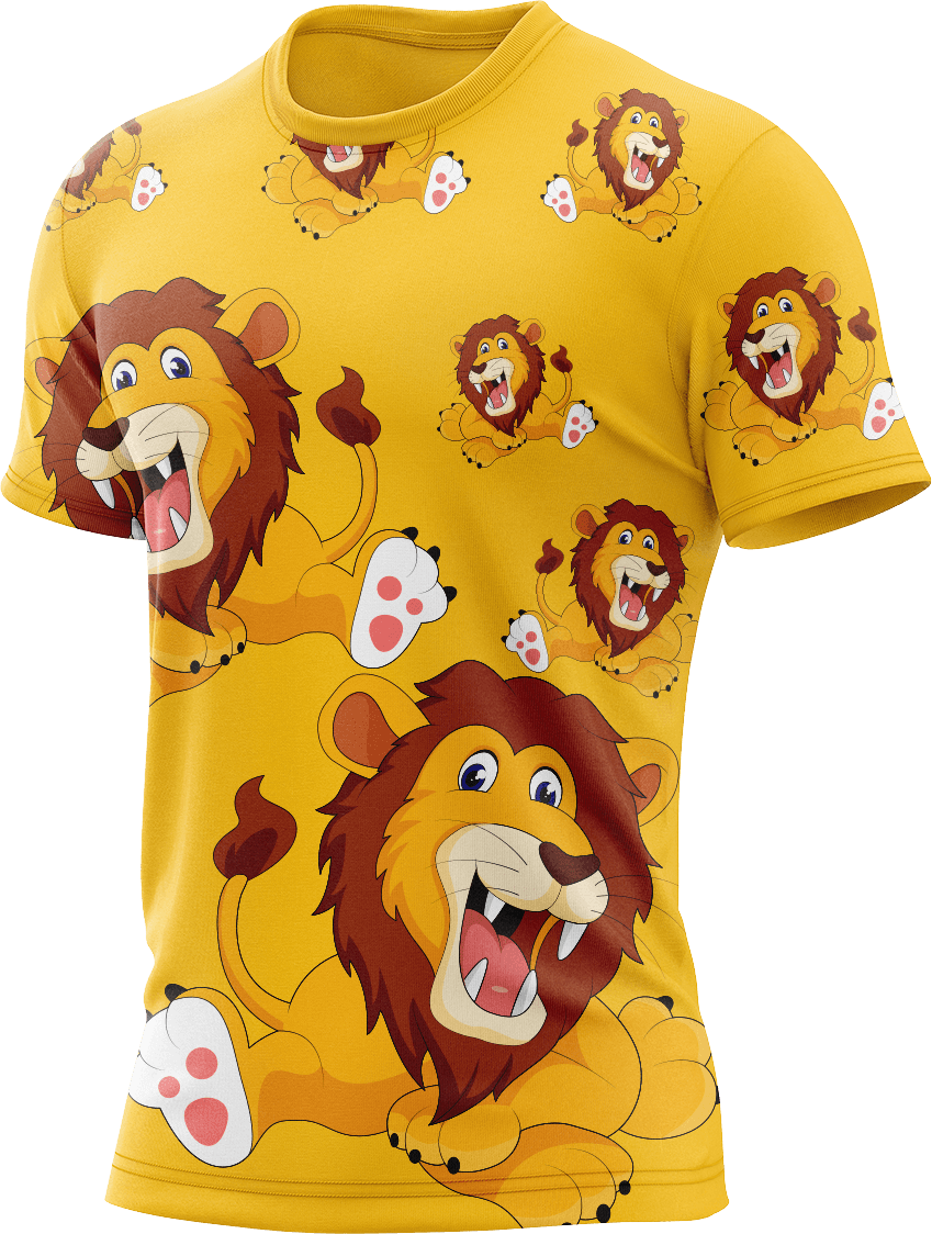 Leo Lion Rash T-Shirt Short Sleeve - fungear.com.au