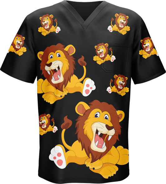 Leo Lion Scrubs - fungear.com.au
