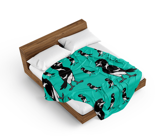 Magic Magpie Doona Cover - fungear.com.au