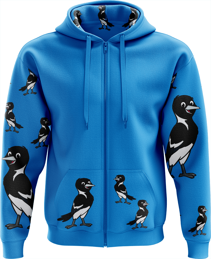 Magic Magpie Full Zip Hoodies Jacket - fungear.com.au