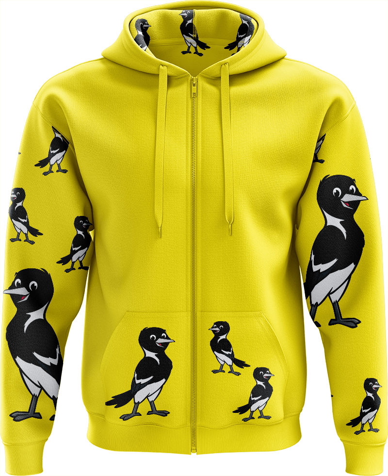 Magic Magpie Full Zip Hoodies Jacket - fungear.com.au
