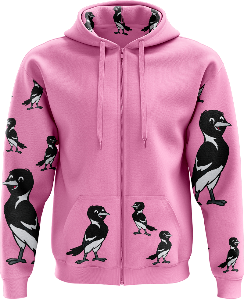 Magic Magpie Full Zip Hoodies Jacket - fungear.com.au