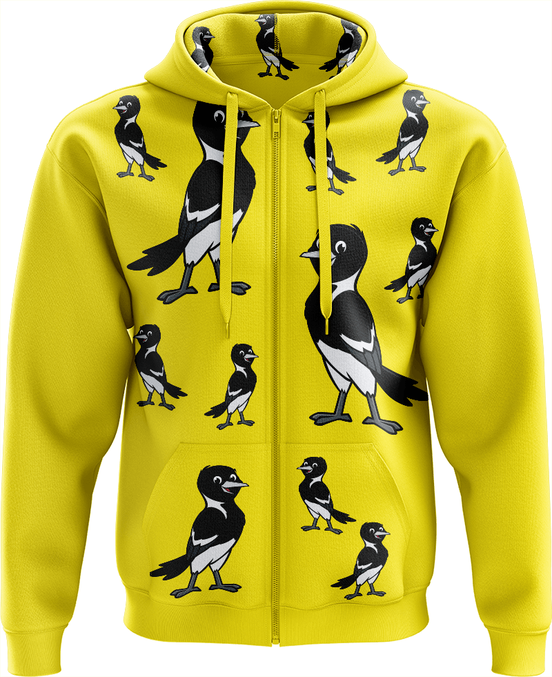 Magic Magpie Full Zip Hoodies Jacket - fungear.com.au