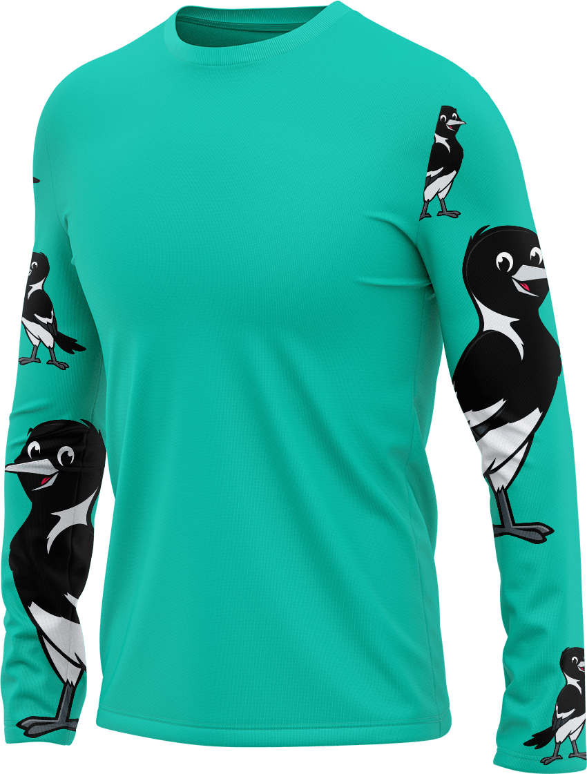 Magic Magpie Rash Shirt Long Sleeve - fungear.com.au