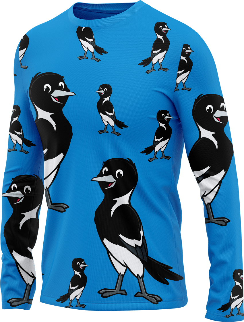 Magic Magpie Rash Shirt Long Sleeve - fungear.com.au