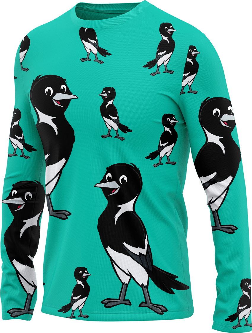 Magic Magpie Rash Shirt Long Sleeve - fungear.com.au