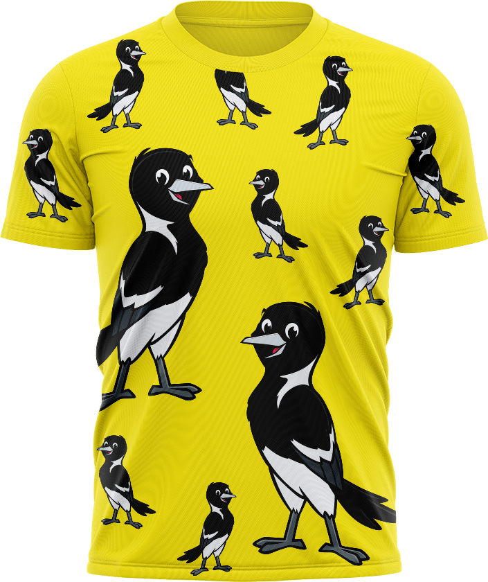 Magic Magpie T shirts - fungear.com.au