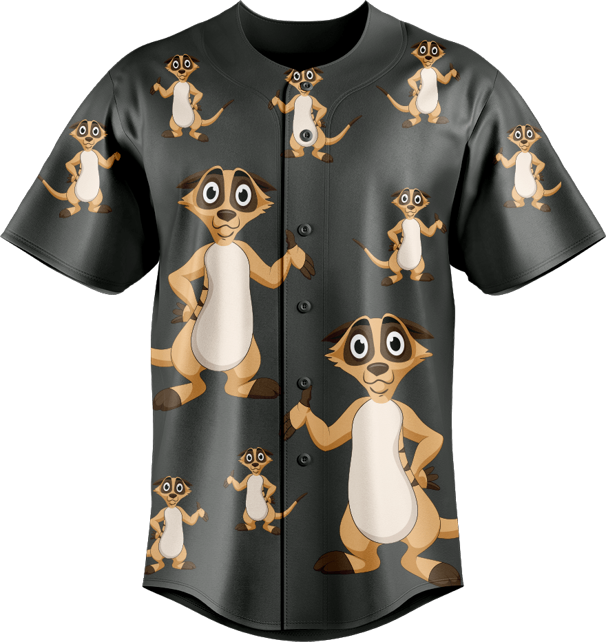 Magnifique Meerekat Baseball Jerseys - fungear.com.au