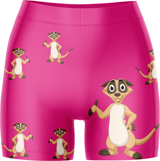 Magnifique Meerekat Ladies Gym Shorts - fungear.com.au