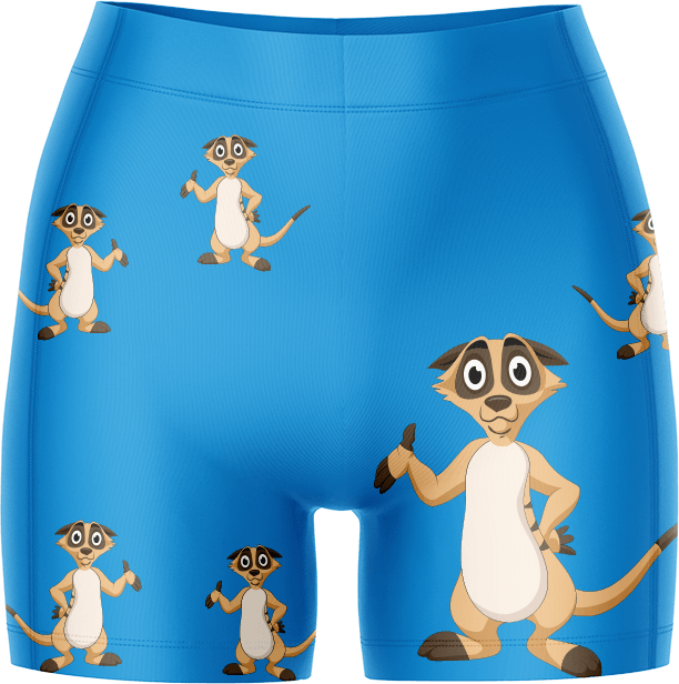 Magnifique Meerekat Ladies Gym Shorts - fungear.com.au