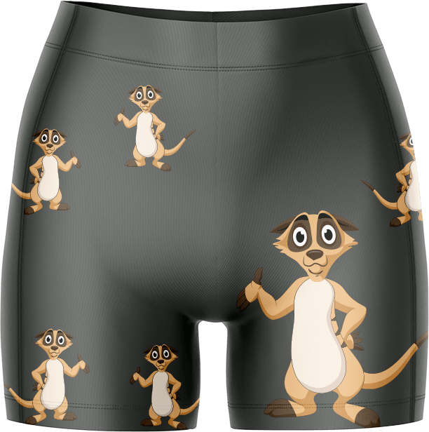 Magnifique Meerekat Ladies Gym Shorts - fungear.com.au
