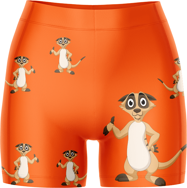 Magnifique Meerekat Ladies Gym Shorts - fungear.com.au