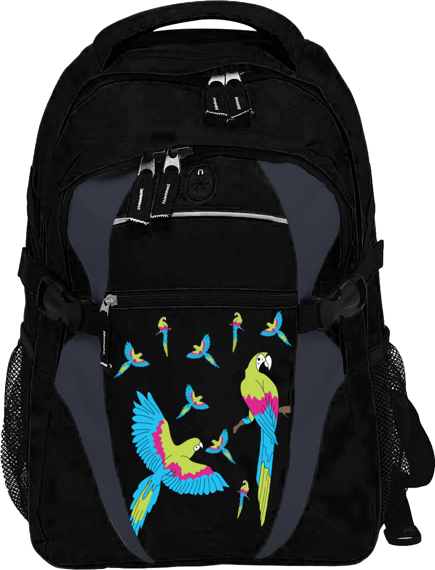 Majectic Macaw Zenith Backpack Limited Edition - fungear.com.au