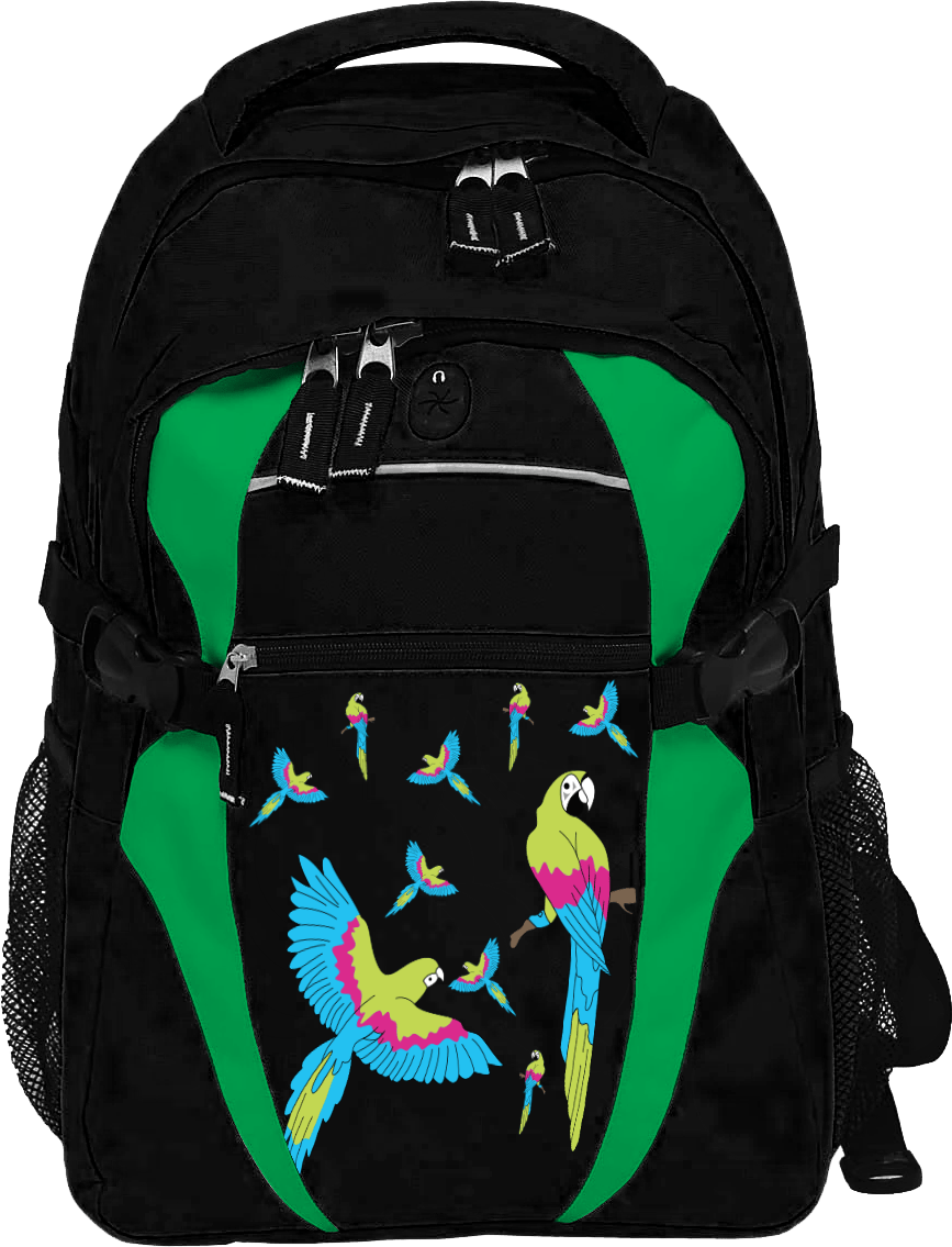 Majectic Macaw Zenith Backpack Limited Edition - fungear.com.au
