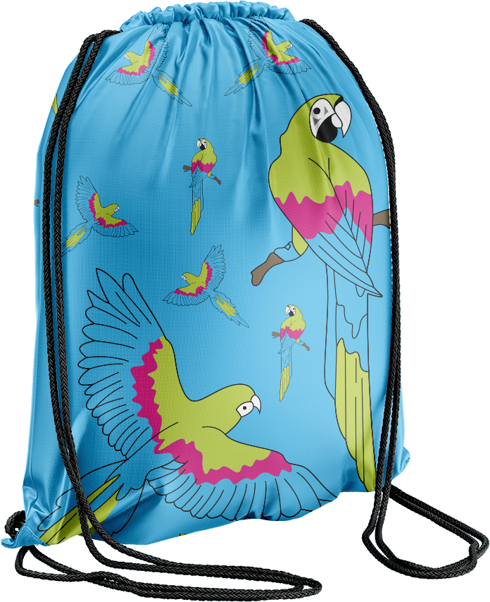 Majestic Macaw Back Bag - fungear.com.au