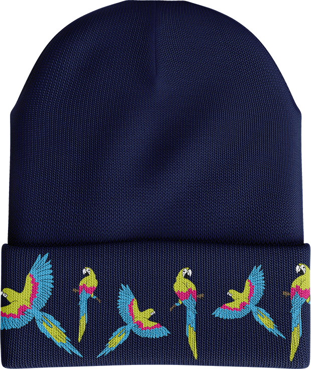 Majestic Macaw Beanie - fungear.com.au