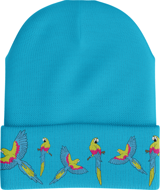Majestic Macaw Beanie - fungear.com.au