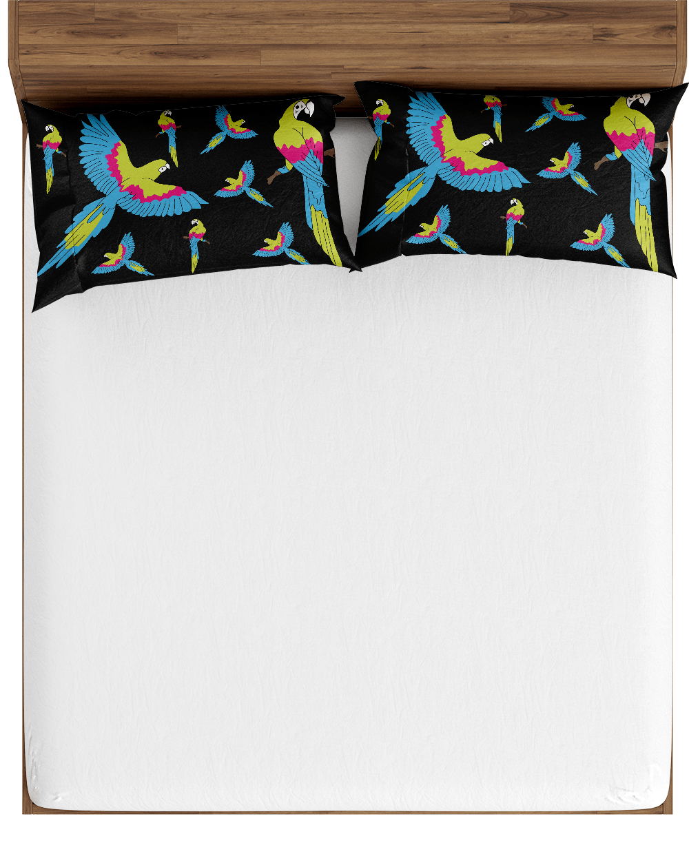 Majestic Macaw Bed Pillows - fungear.com.au