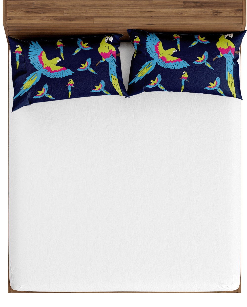 Majestic Macaw Bed Pillows - fungear.com.au