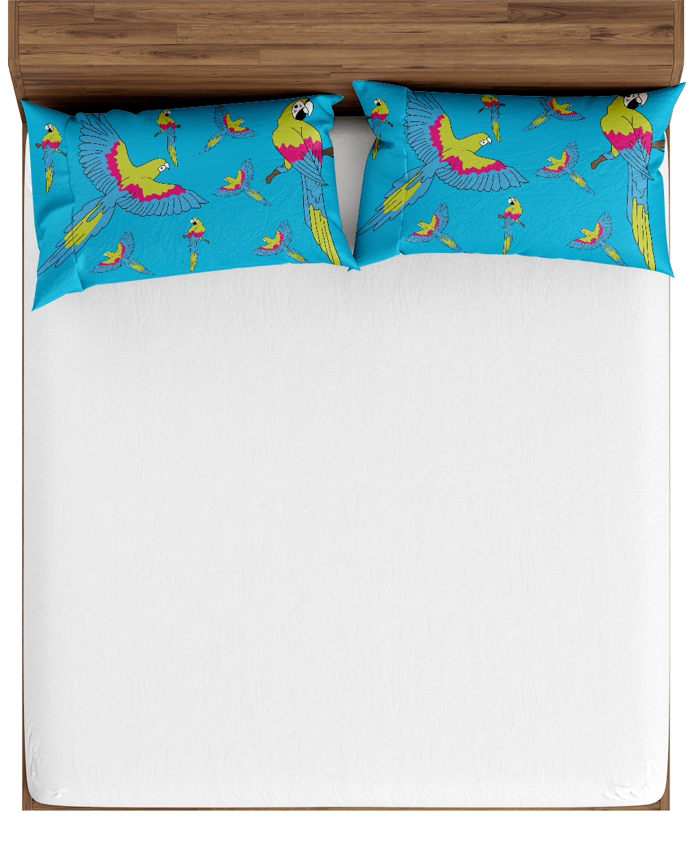 Majestic Macaw Bed Pillows - fungear.com.au