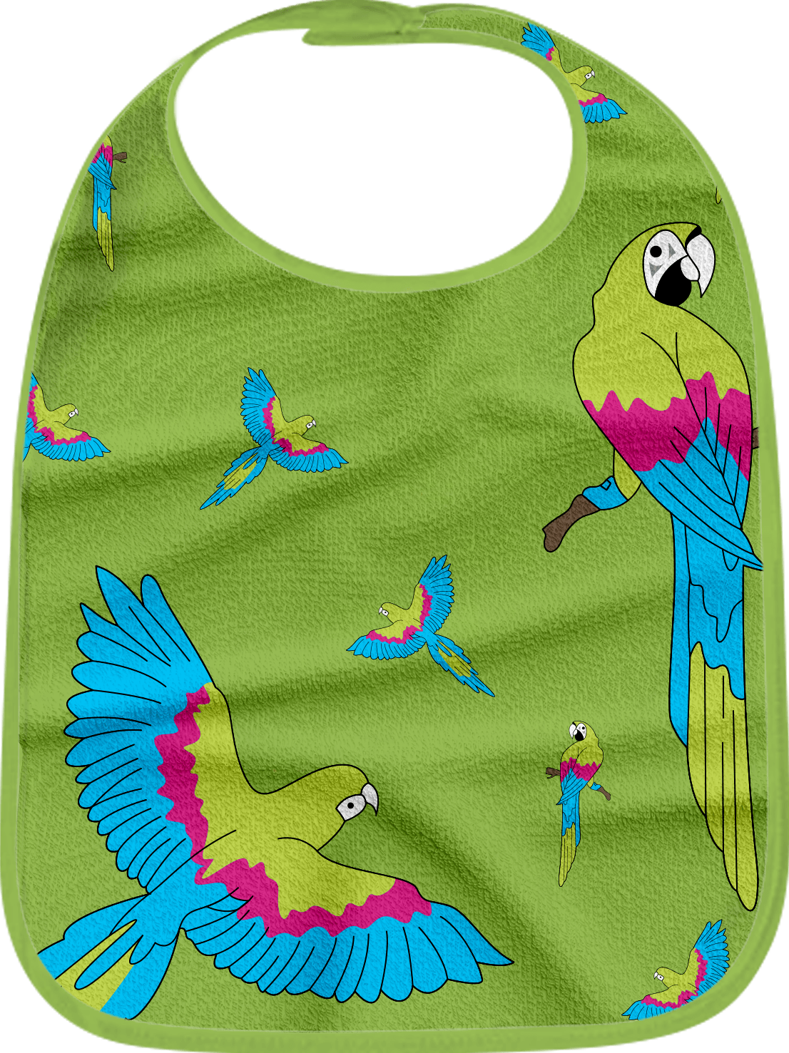 Majestic Macaw Bibs - fungear.com.au