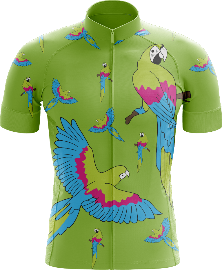 Majestic Macaw Cycling Jerseys - fungear.com.au