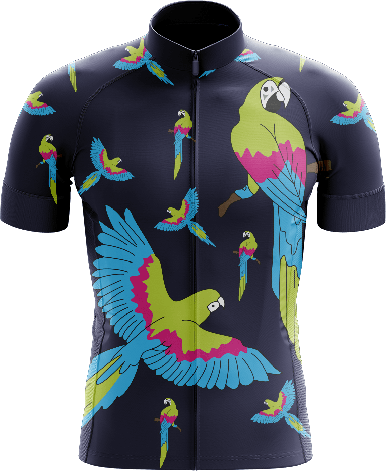 Majestic Macaw Cycling Jerseys - fungear.com.au