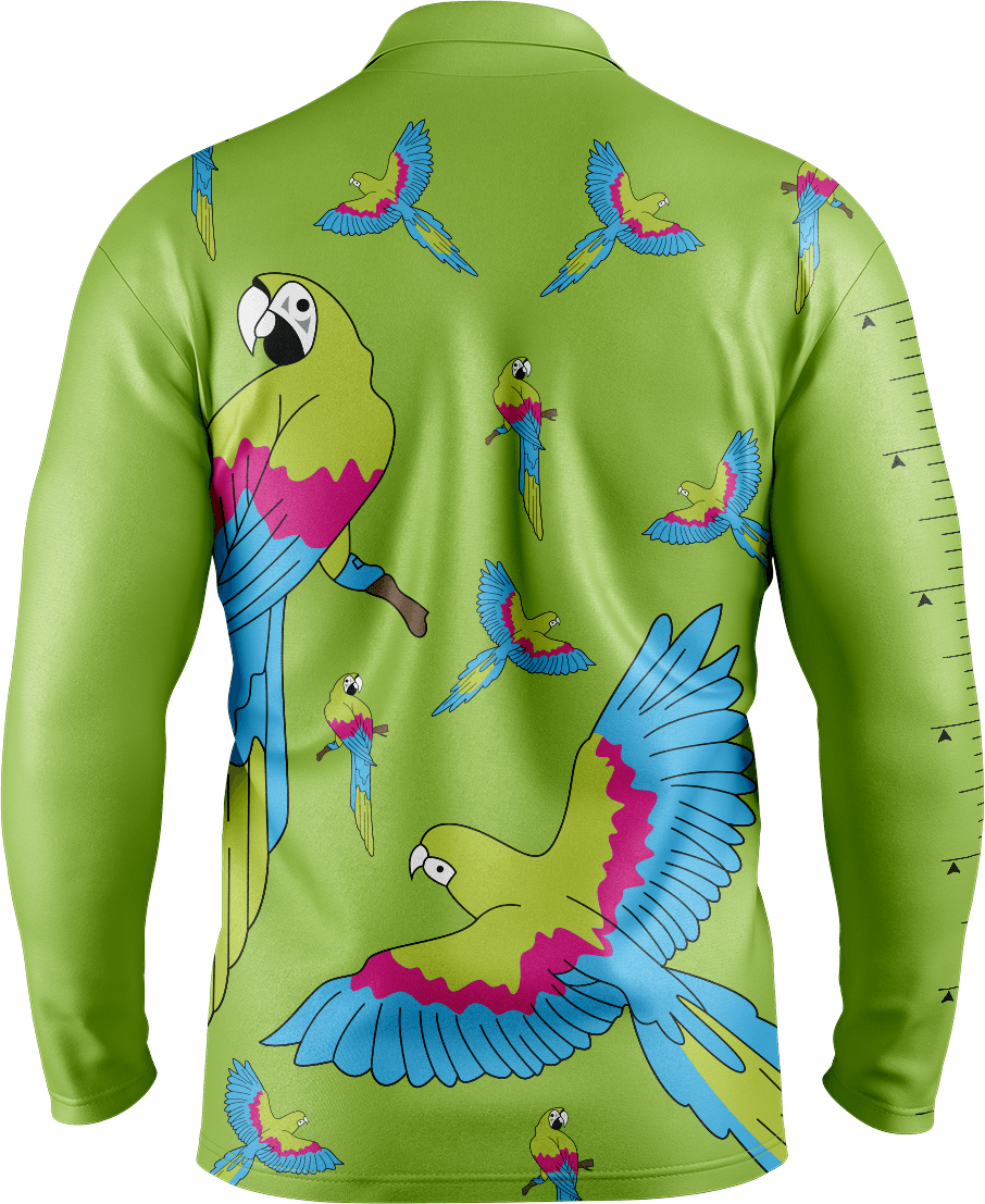 Majestic Macaw Fishing Shirts - fungear.com.au