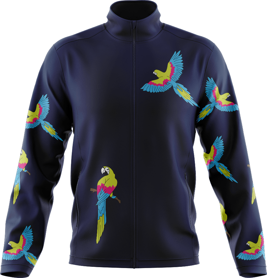 Majestic Macaw Full Zip Track Jacket - fungear.com.au