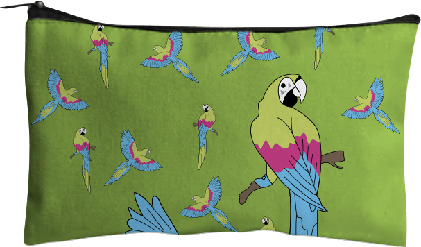Majestic Macaw Jumbo Pencil Case - fungear.com.au