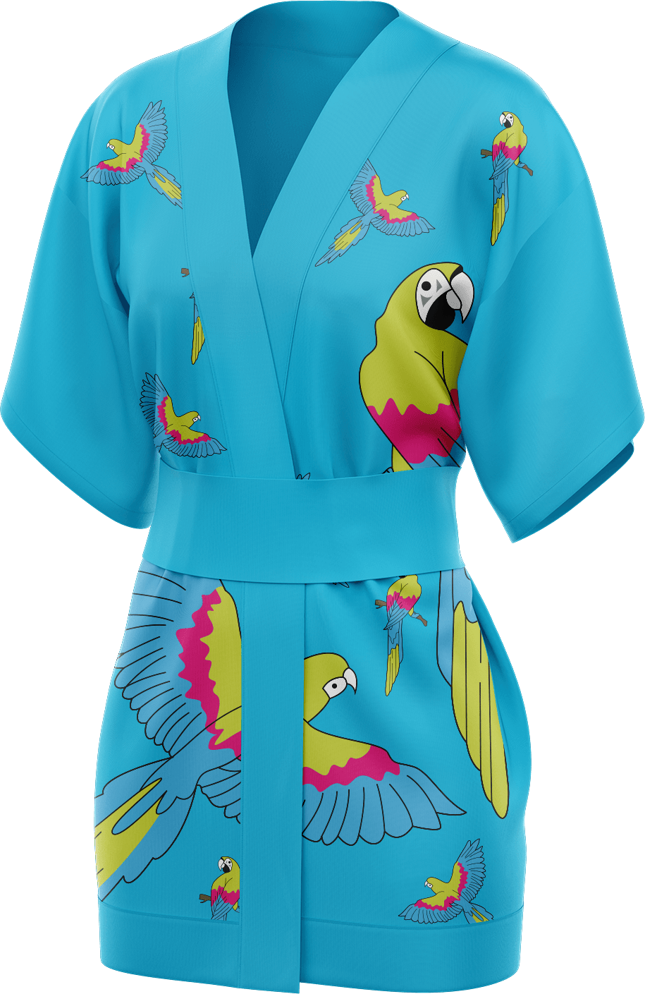 Majestic Macaw Kimono - fungear.com.au