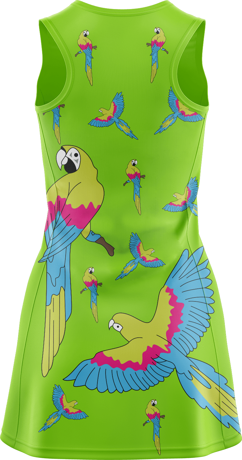 Majestic Macaw Ladies Mini Dress - fungear.com.au